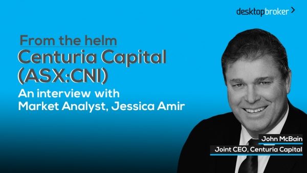 From the helm: Centuria Capital (ASX:CNI) Joint CEO, John McBain